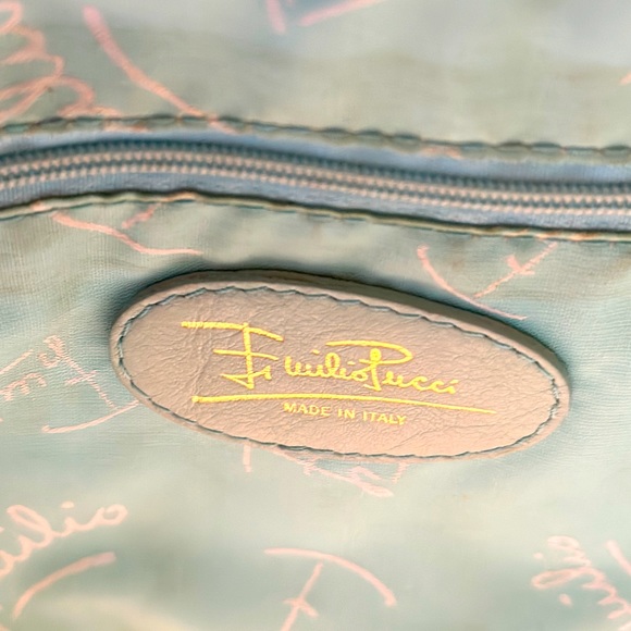 EMILIO PUCCI gorgeous, vibrant handbag! EUC - Picture 4 of 9